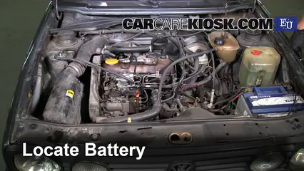 1988 Volkswagen Golf TDI 1.6L 4 Cyl. Turbo Diesel Battery Replace